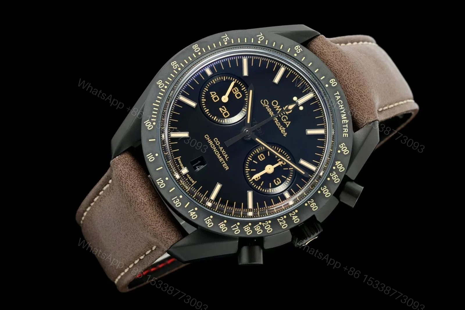 View 2 of Omega Speedmaster Moonwatch Co-Axial Dark Side of the Moon Vintage Black 311.92.44.51.01.006