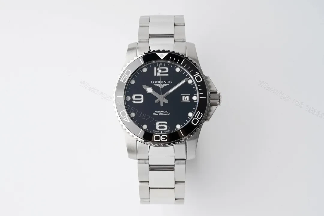Longines Conquest Black Dial Stainless Steel Automatic Watch — view 1