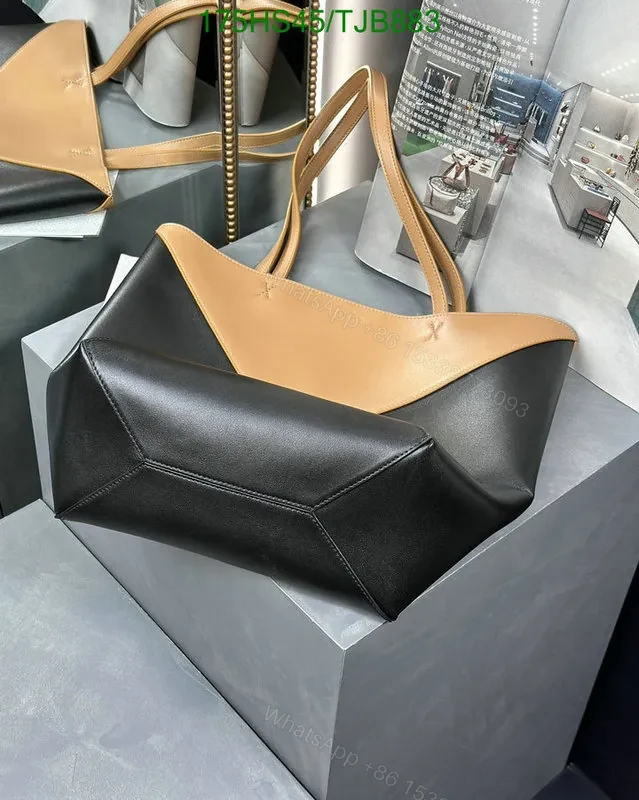 View 25 of Loewe Puzzle Fold Tote in Chocolate/Burgundy Shiny Calfskin DD9633