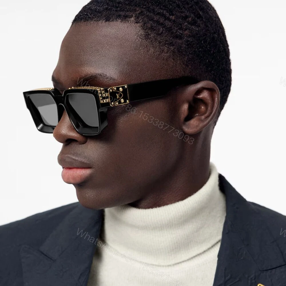 View 3 of Louis Vuitton 1.1 Millionaires Sunglasses Black Z1165E