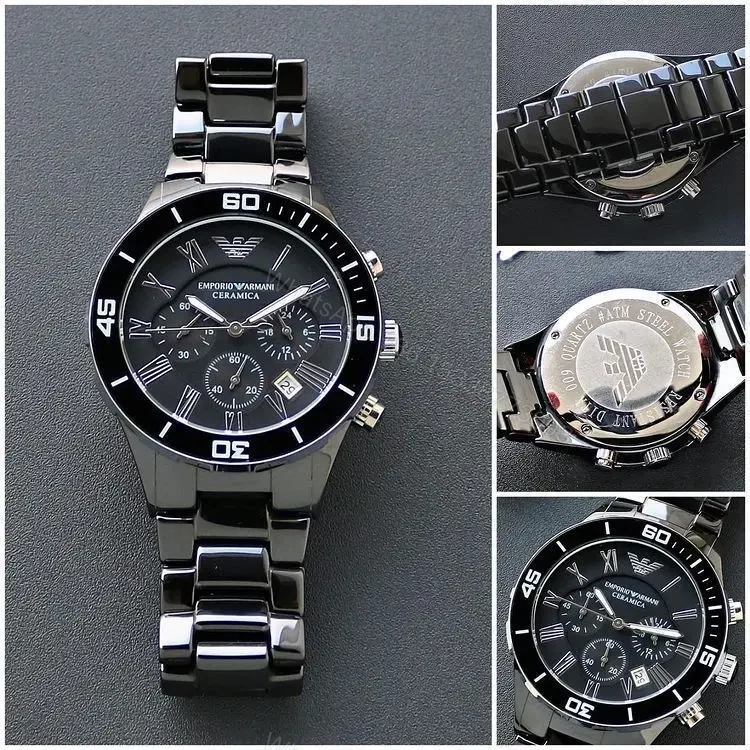 View 2 of # Emporio Armani # For Men # 7AA Premium Collection # Ceramica Series # Dial Size – 43mm # All New