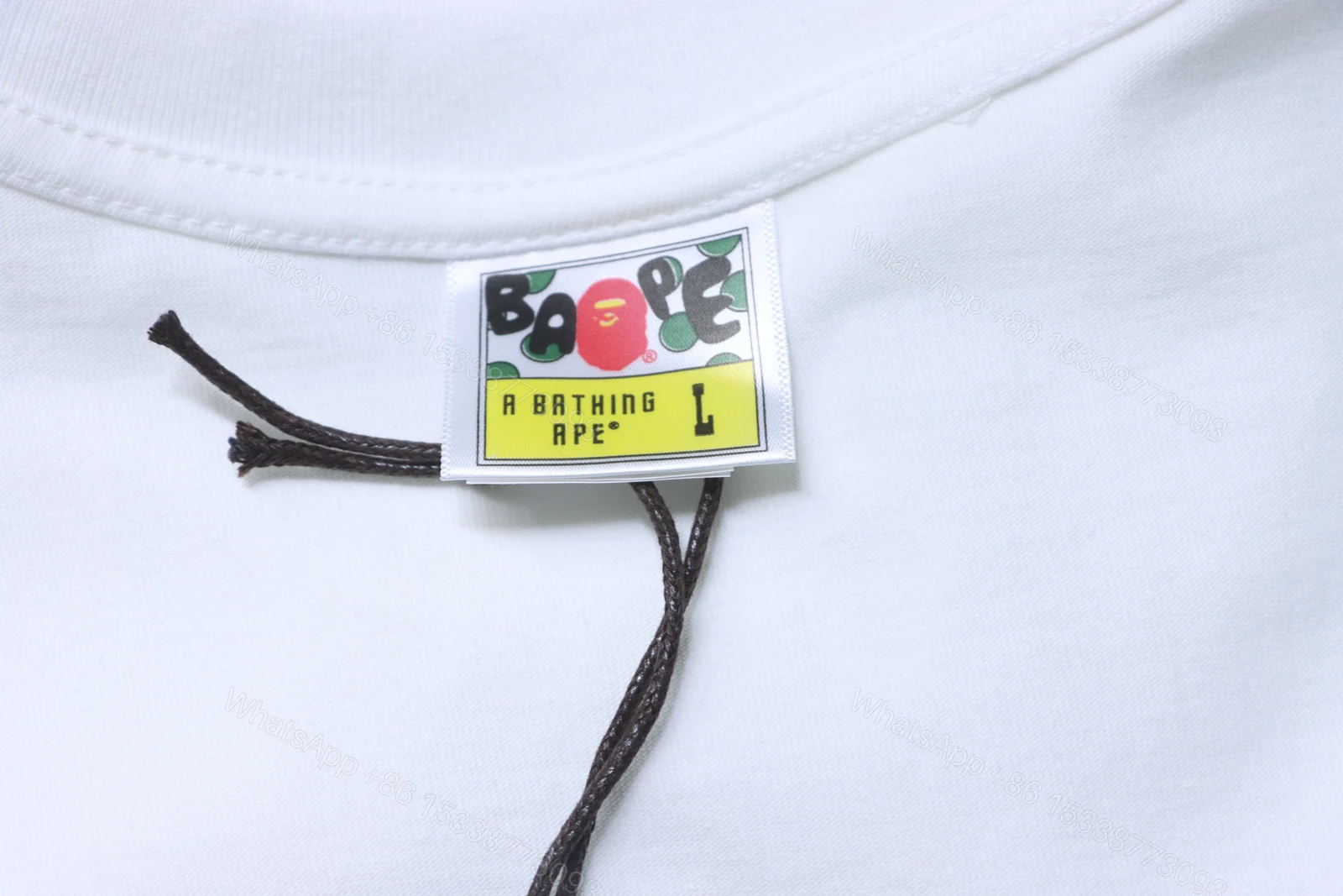 View 6 of Bape x Chrome Hearts Baby Milo T-shirt white