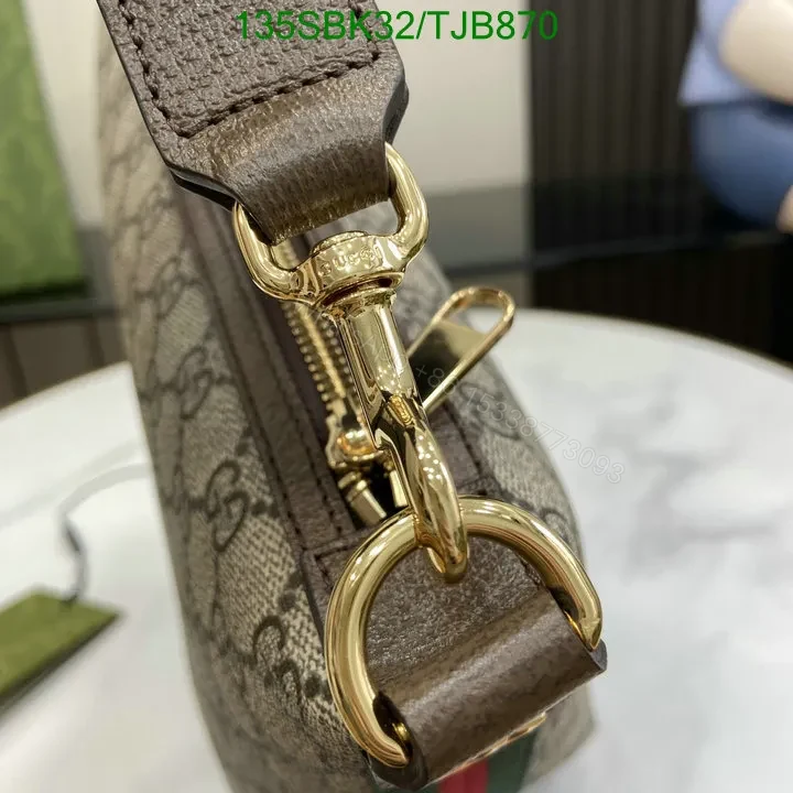 View 7 of Gucci Ophidia Super Mini Shoulder Bag in Beige and Ebony GG Supreme Canvas 79585