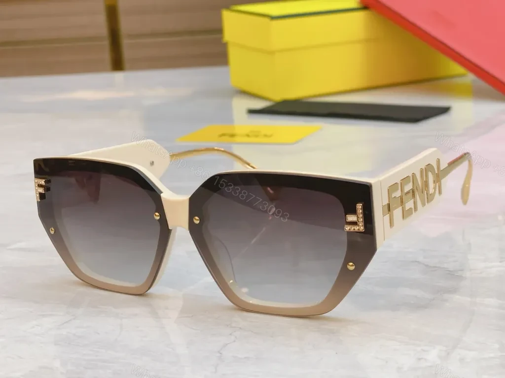 View 8 of Bold Fendi Sunglasses: Architectural, All-Day Comfort