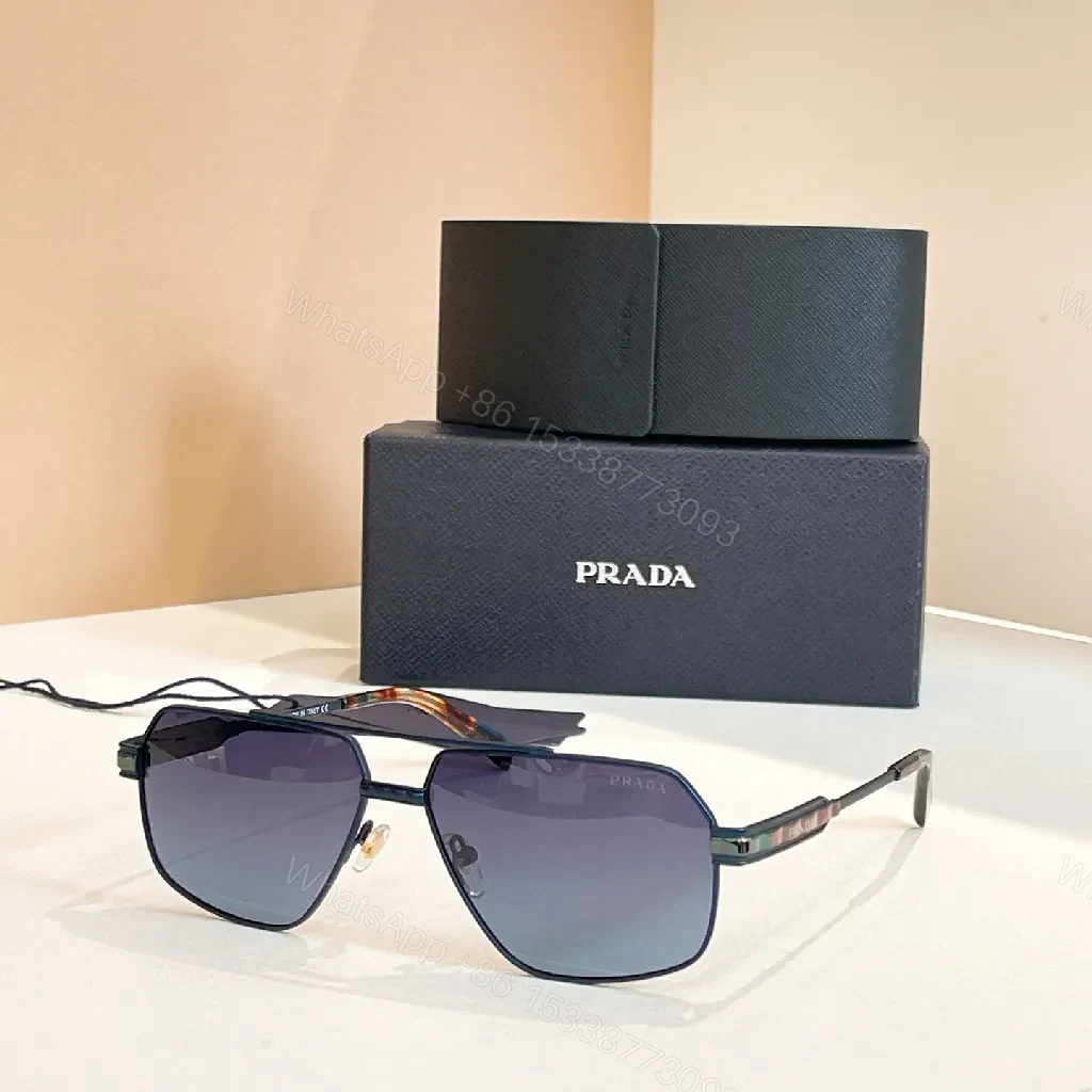 View 2 of Warm Brown Gradient Metal Sunglasses, Minimalist Luxe, UV400