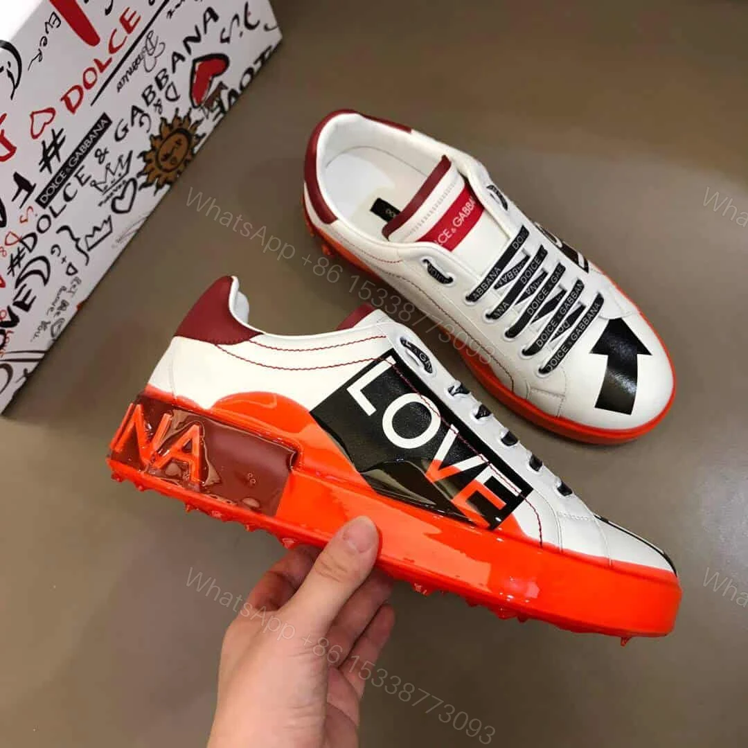 View 7 of DOLCE & GABBANA PORTOFINO MELT SNEAKERS IN PRINTED NAPPA CALFSKIN – DG16