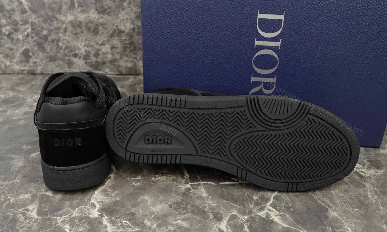 View 8 of Black Suede Textured Trainer: Subtle Luxe, All-Day Comfort