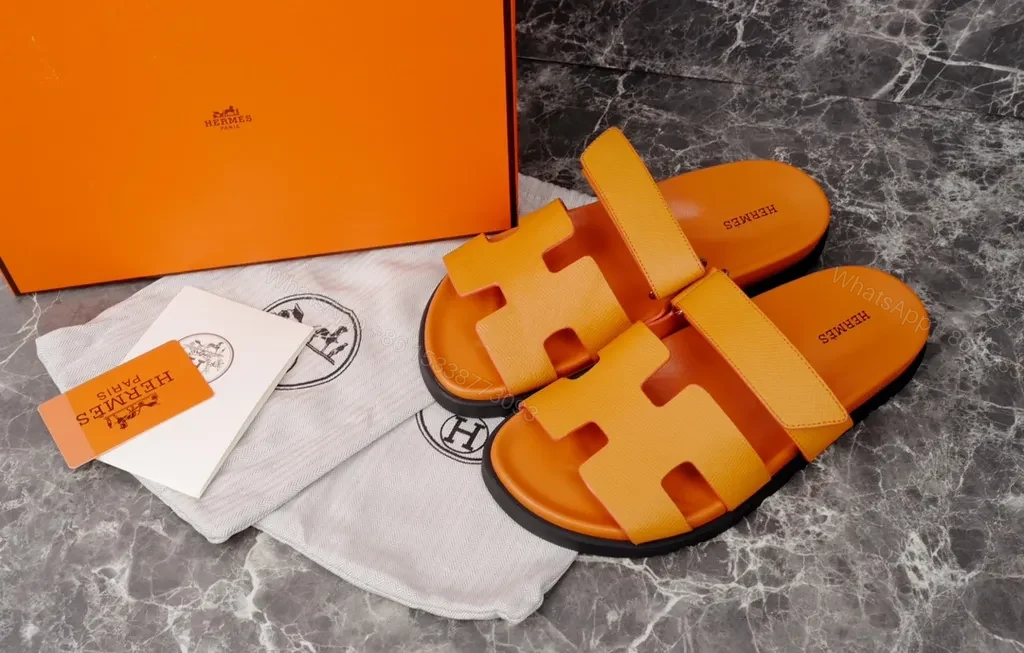 View 8 of Vibrant HermÃ ̈s Oran Sandals â€” Bold Comfort, Luxury Style