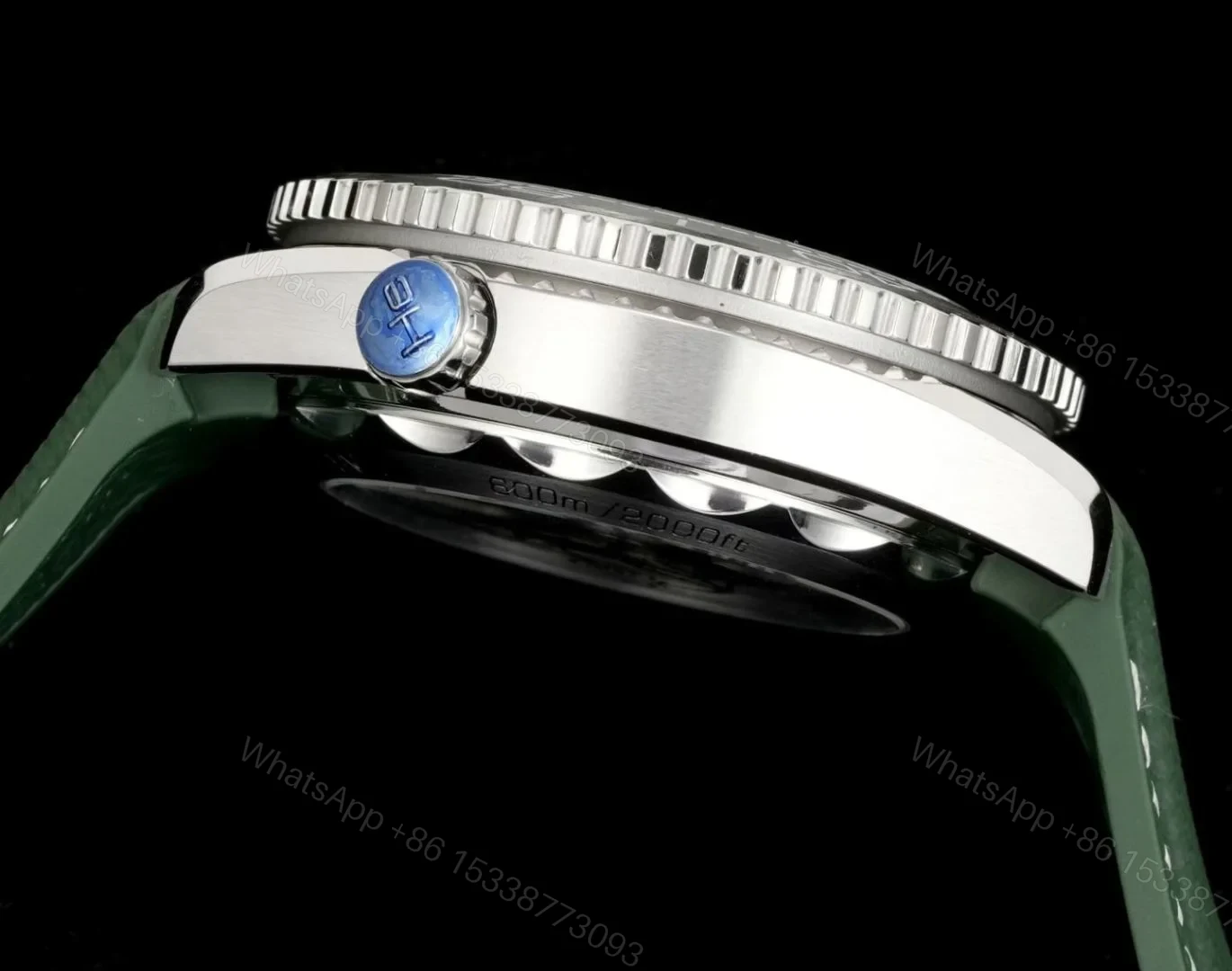 View 8 of Omega Seamaster Planet Ocean 600M Co-Axial 45.5 Master Chronometer Chronograph Stainless Steel Silver Rubber 215.32.46.51.06.001