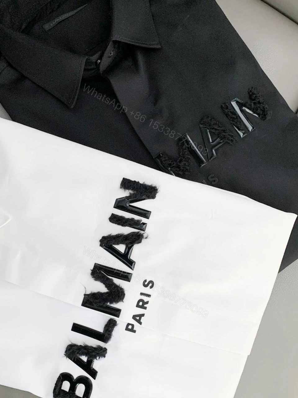 View 3 of Balmain Paris Cotton Lycra Premium Shirts First Copy | AAA+ Imported Replica