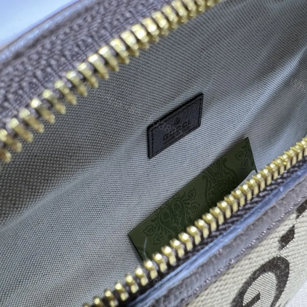 View 5 of Gucci Belt Bag Jumbo GG Canvas Large Brown