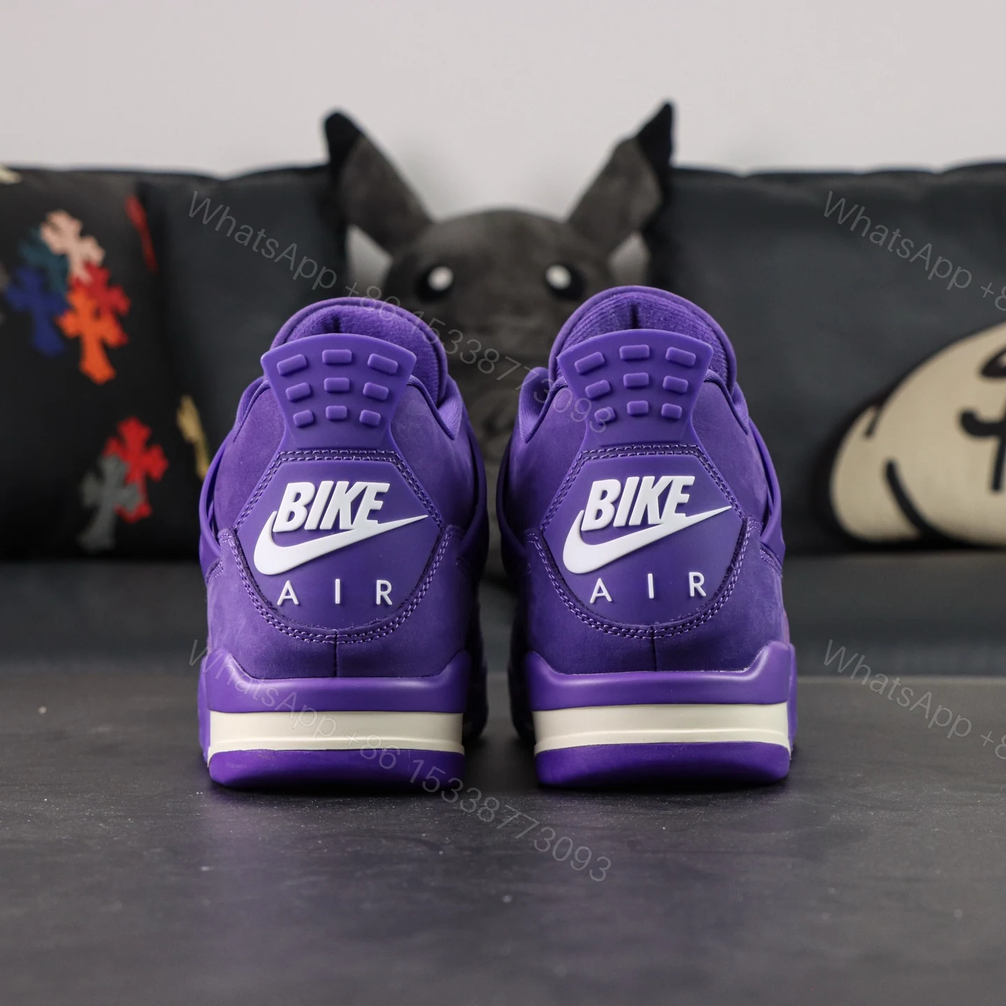 View 7 of Jordan 4 Retro Nigel Sylvester Brick by Brick Purple