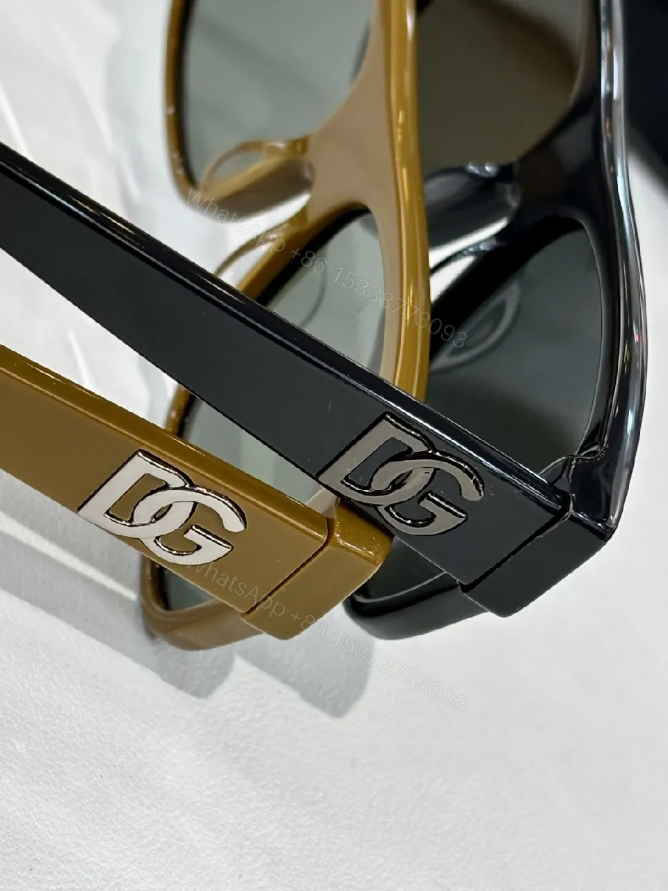 View 2 of Bold Black Acetate Sunglasses: Oversized Square Luxe Style