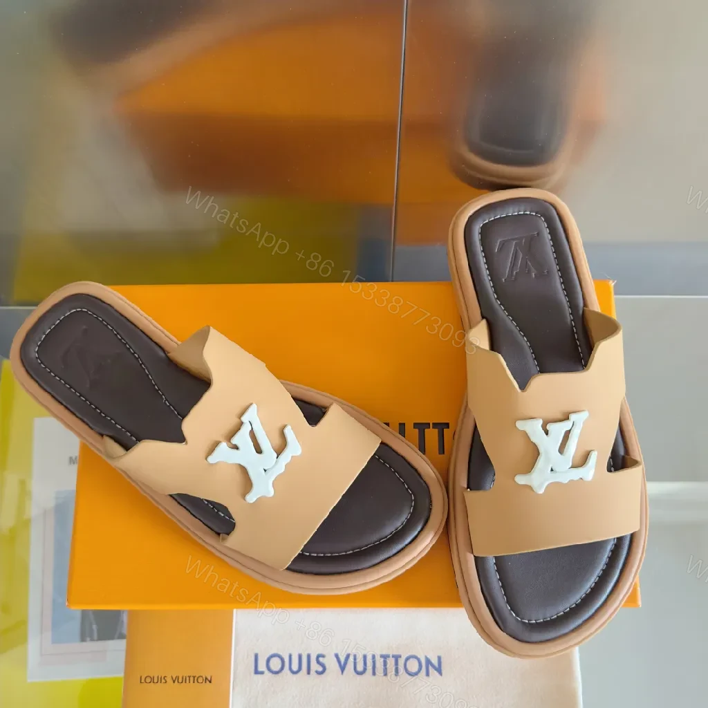 View 5 of Luxor Wave Sandal: Minimalist Comfort with LV Accent
