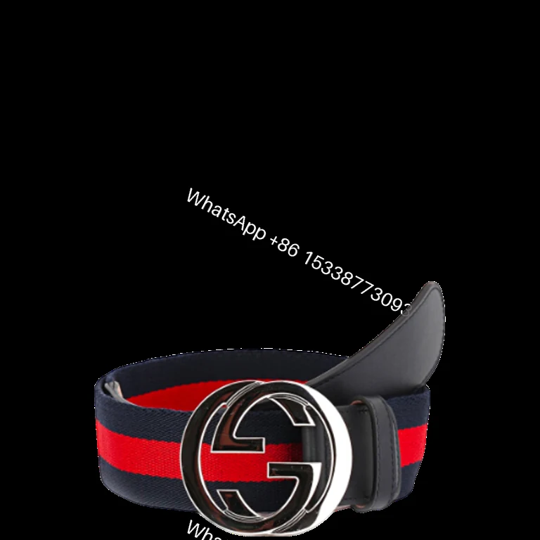 GUCCI’S WEB BELT WITH G BUCKLE NAVY 4CM 411924 H917N 8497 — view 1