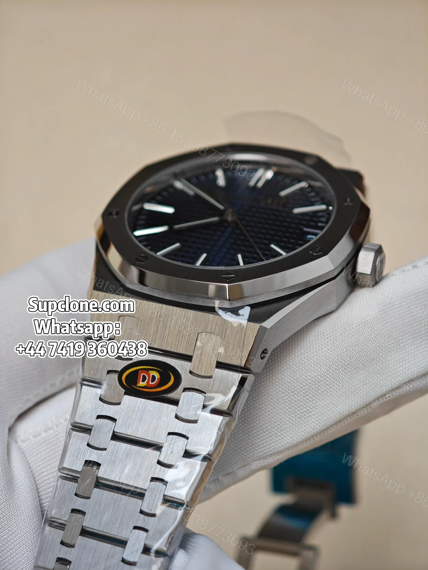 View 3 of Audemars Piguet Super Clone 1:1 Royal Oak 15510 Blue Dial 41MM