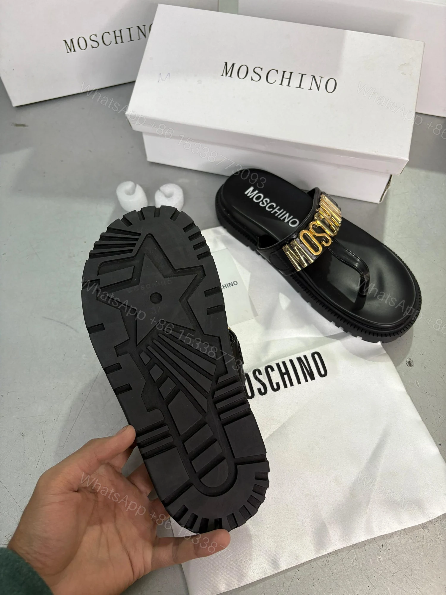 View 4 of First Copy Moschino Luxury Flats for Women