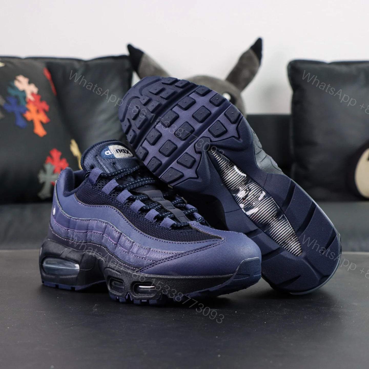 View 3 of Air Max 95 Purple Black
