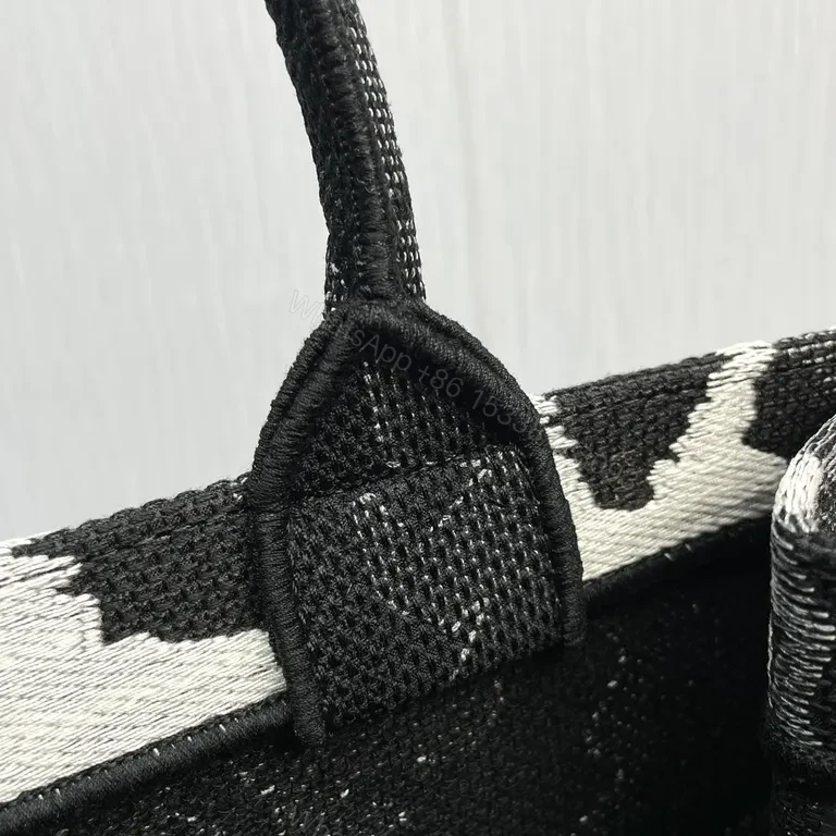 View 8 of Bold Icon Dior Tote: Luxury Graphic, Top-Handle Bag