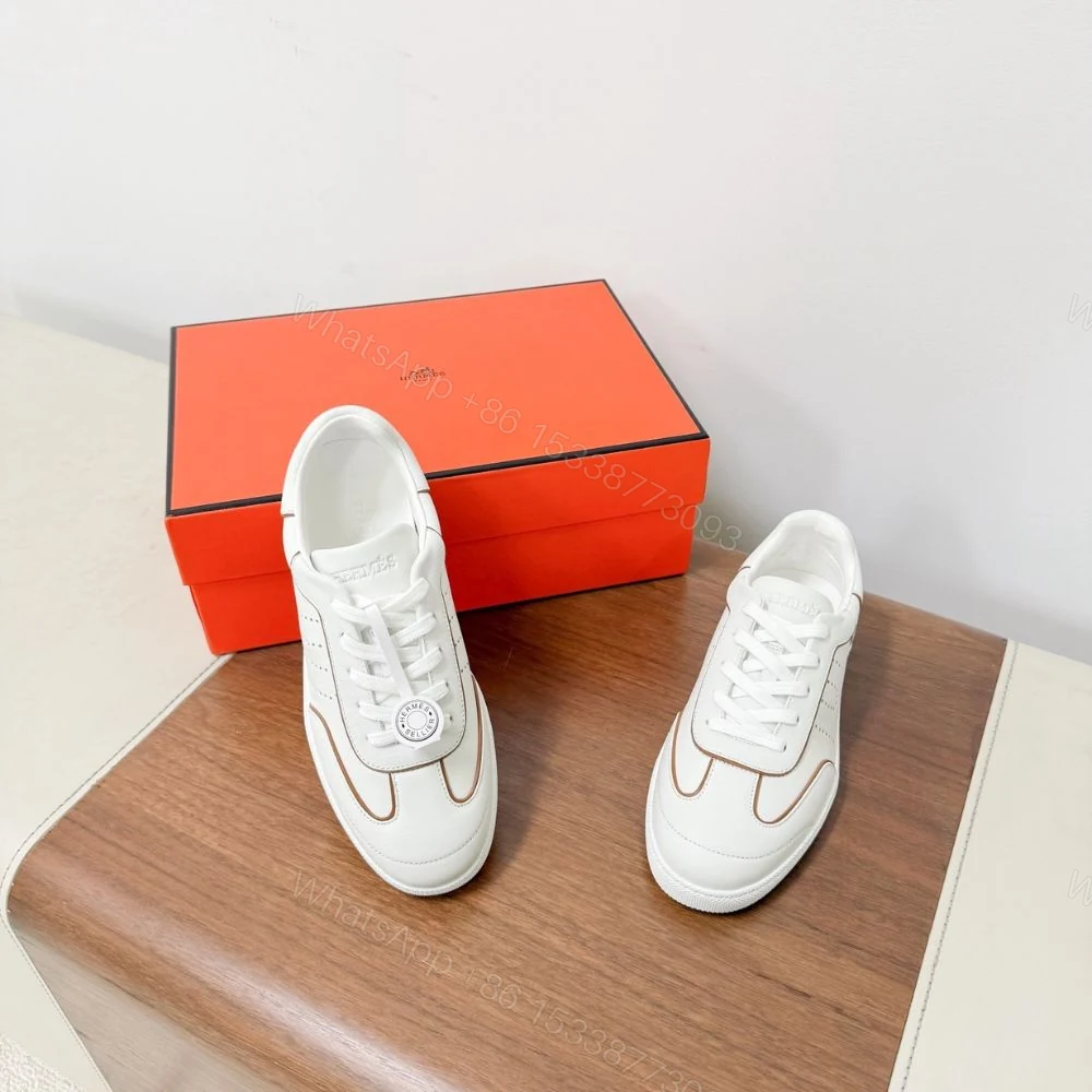 View 4 of Hermes Match Sneaker Blanc And Naturel