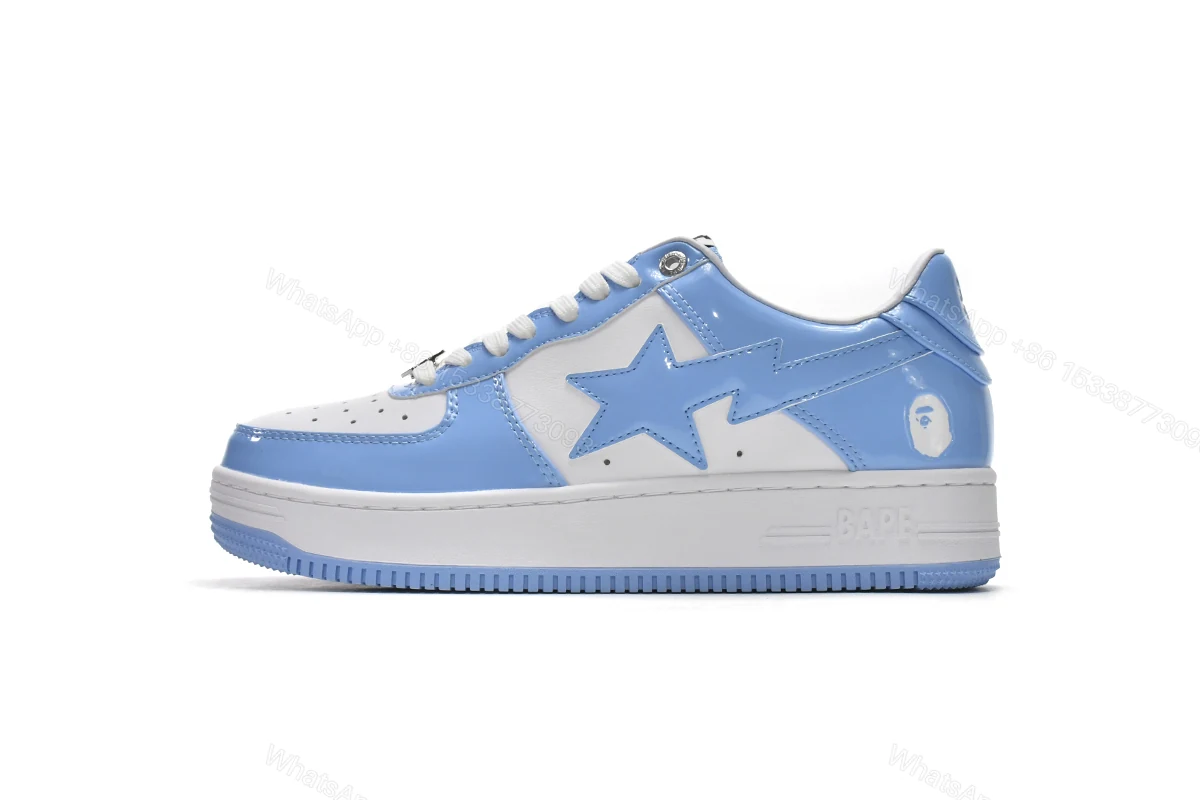 View 11 of Cheap A Bathing Ape Bape Sta Low White Blue(BapeSta)