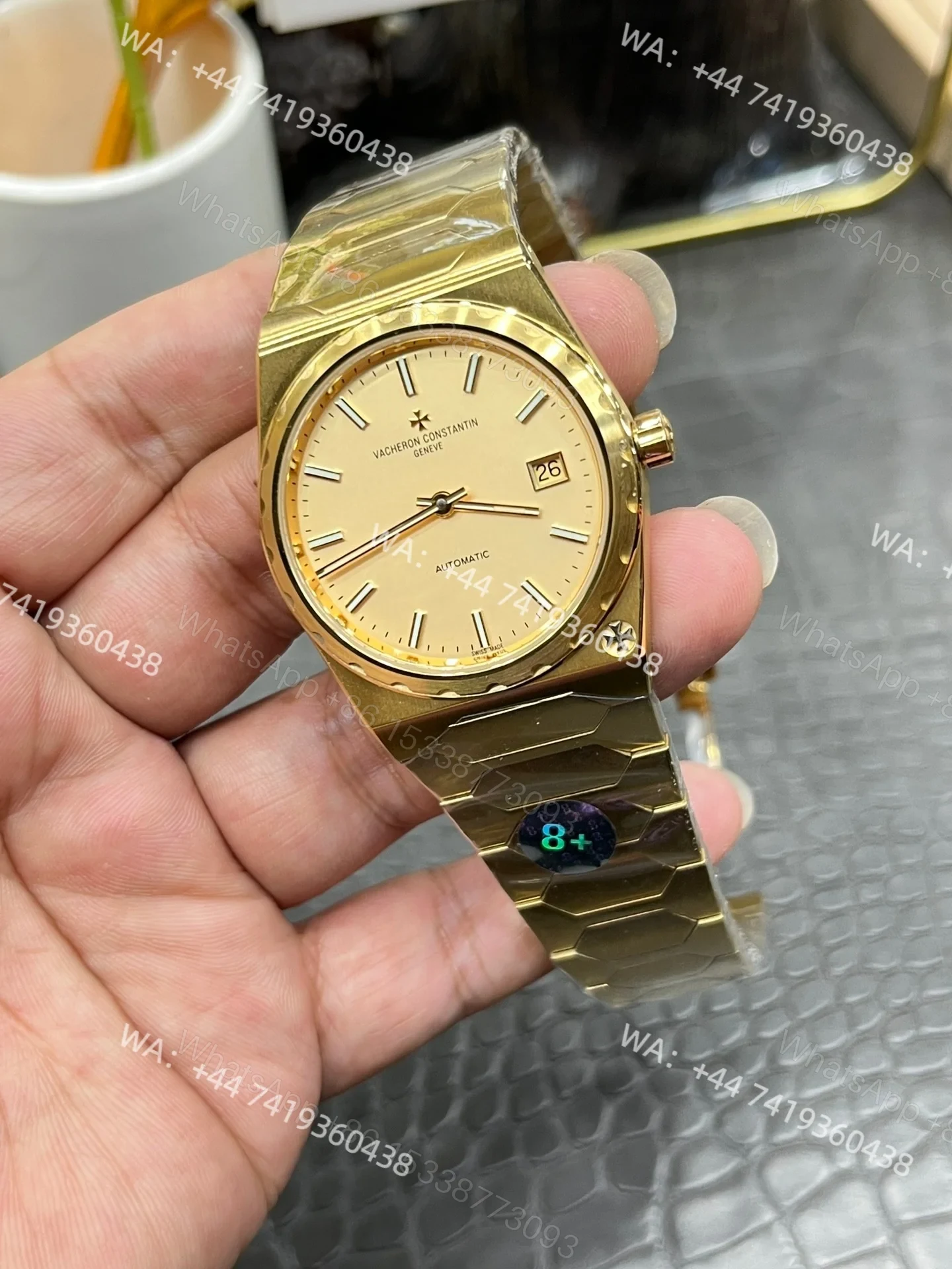View 2 of Super Clone Vacheron Constantin Historiques 222 4200H/222J-B935 – Gold Dial