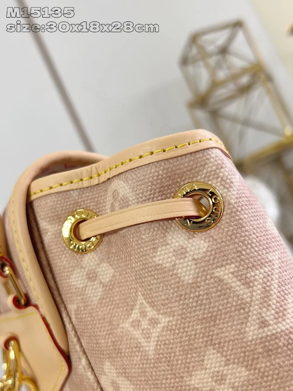 View 2 of Monogram Mini Backpack: Textured Leather, Compact Luxury