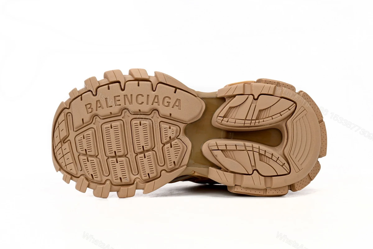 View 3 of Balenciaga Track 2 Sneaker Military Brown 568615 W3AG1 2706