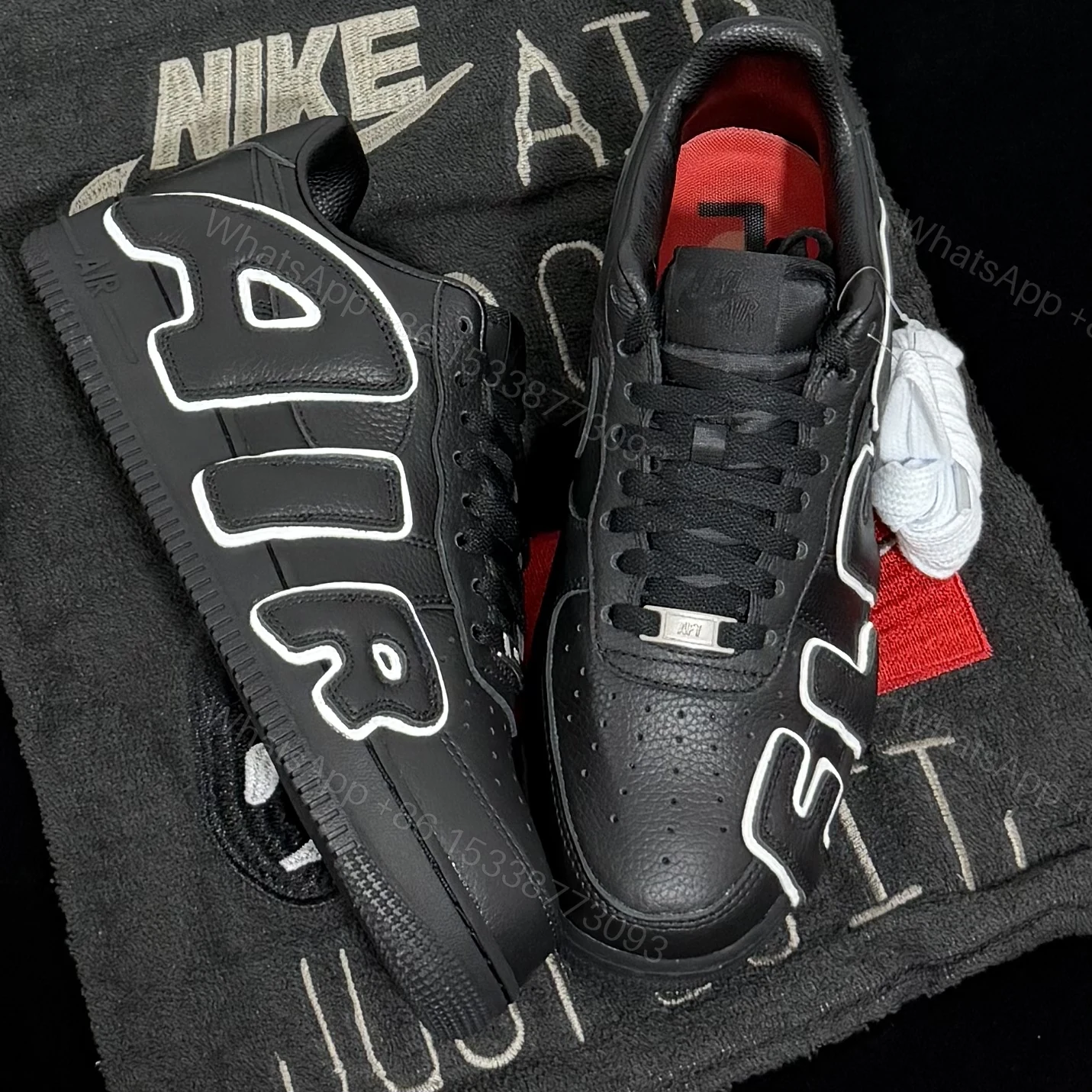 View 8 of Nike Air Force 1 Low Cactus Plant Flea Market Black Reps(2024)