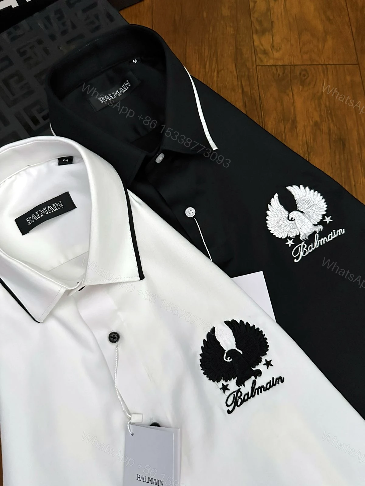 View 2 of FIRST COPY BALMAIN PARIS COTTON PREMIUM SHIRT