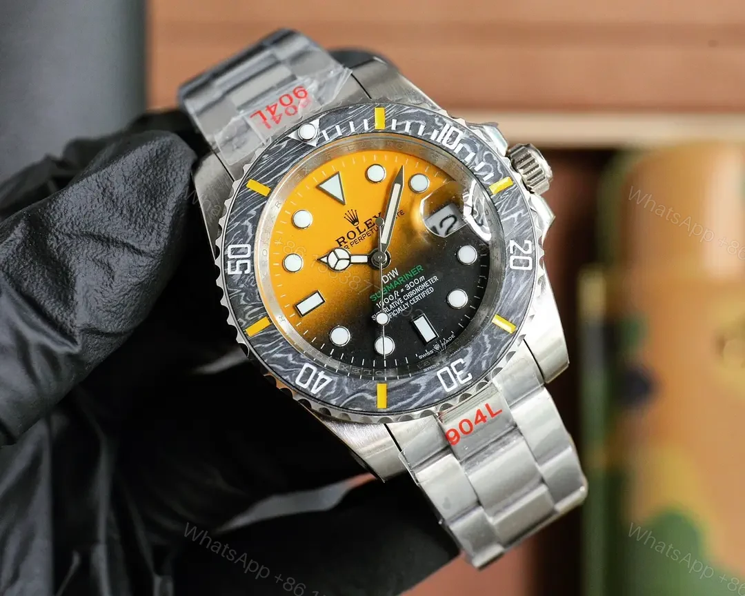 View 2 of Rolex Submariner DiW Persimmon 40mm Oyster Bracelet Limited Edition ROLEX-SUB-PERS-40