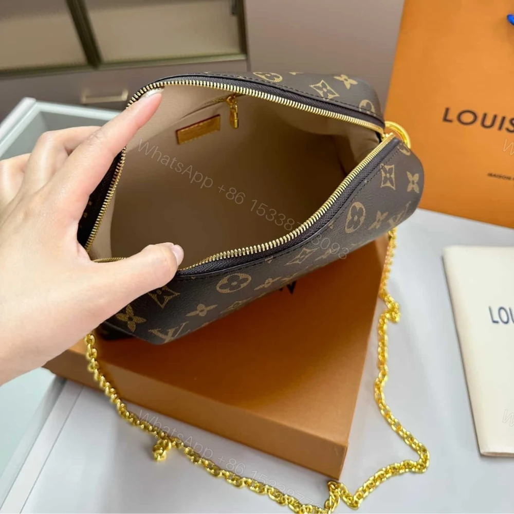 View 10 of Louis Vuitton Cosmetic Pouch Gm Brown 27Cm M46458