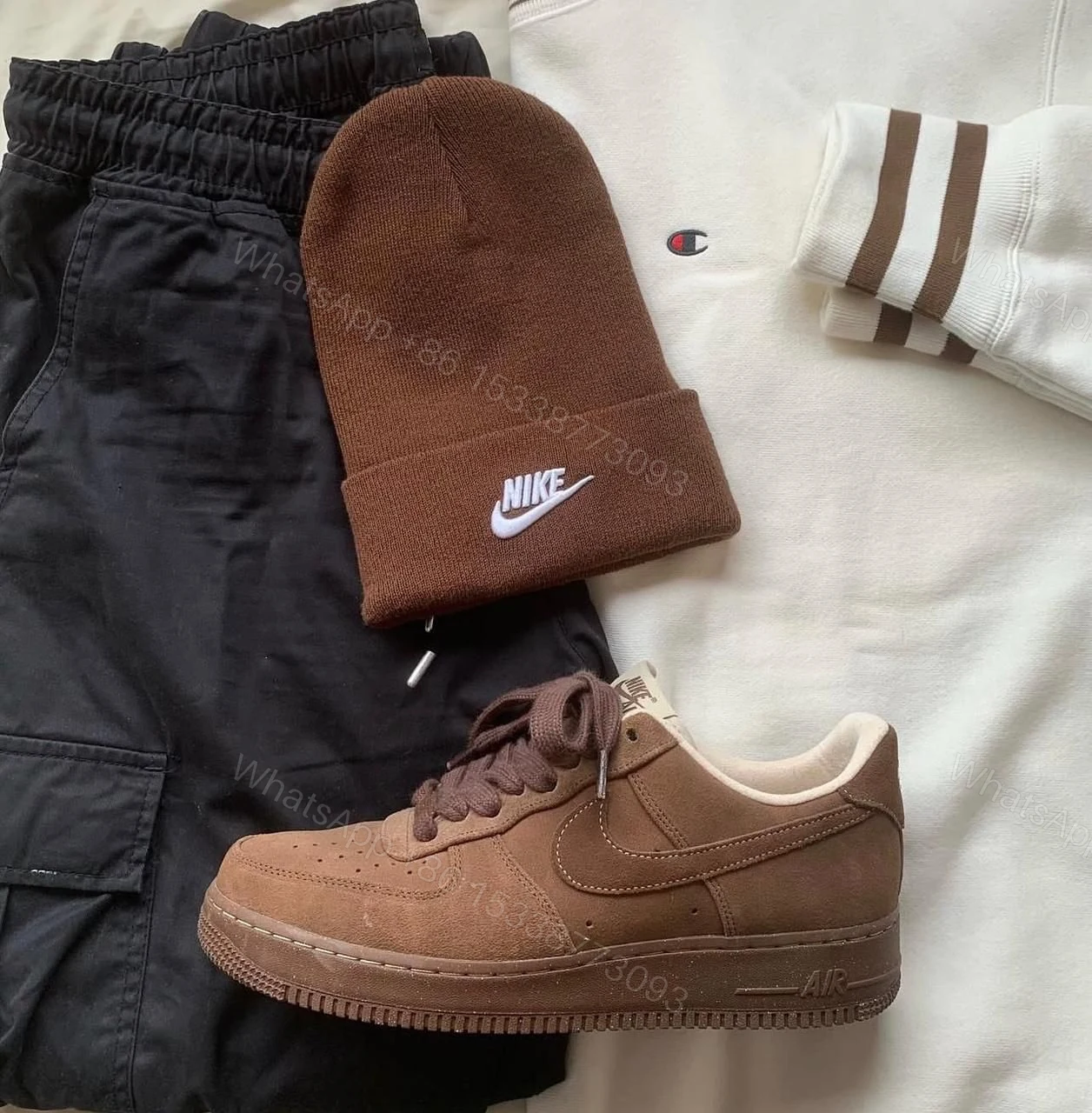 View 4 of First Copy Nike Airforce 1 Cacao Wow