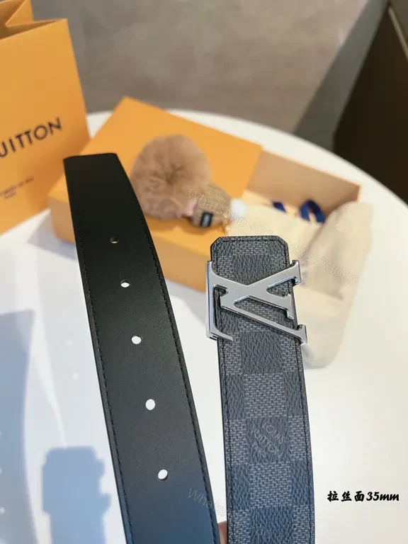 View 6 of Damier Graphite 35mm Belt â€” Luxury Casual? 35mm Belt