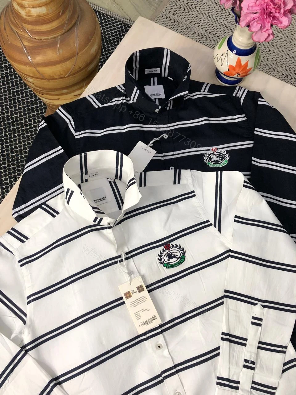 View 10 of First Copy Burberry Cotton Fabric Shirt