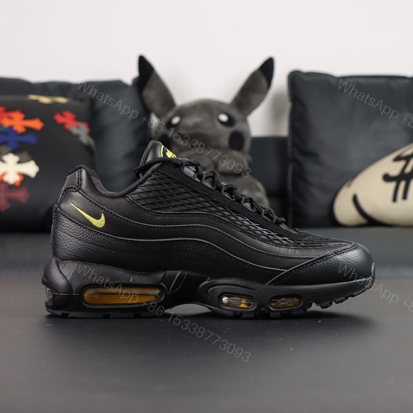 View 2 of Corteiz x Nike Air Max 95 Tour Yellow Reps