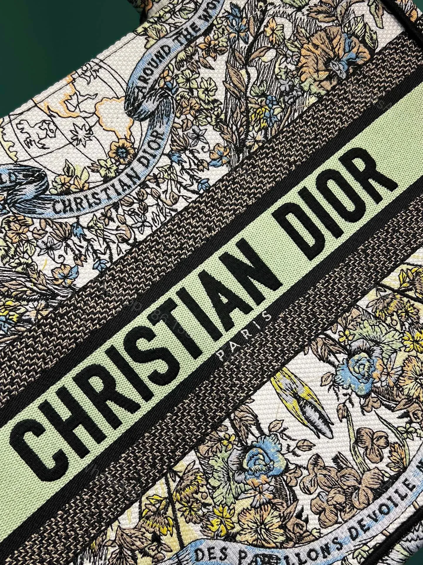 View 5 of Dior Book Tote Super Quality Women’s Handbag Embroidered Fabric Size 36cm