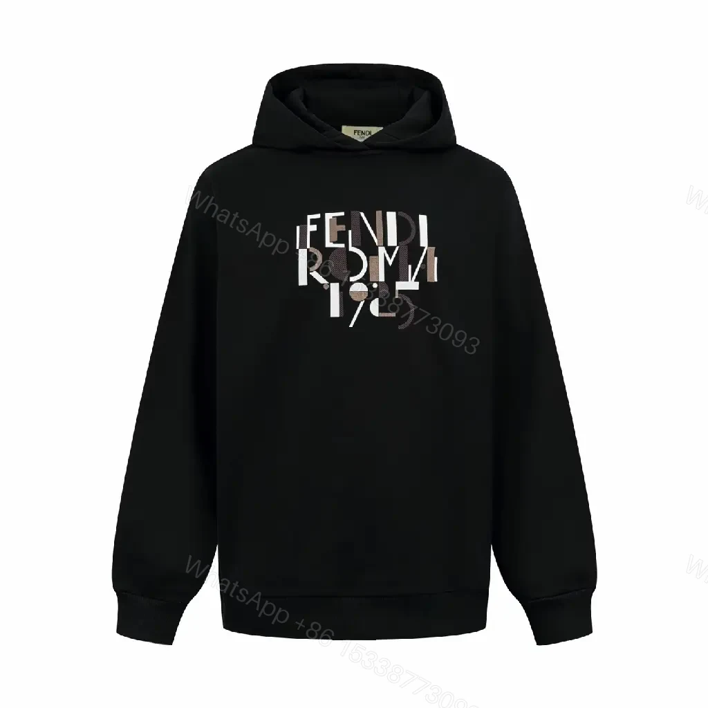 Bold Graphic Hoodie: Multilayer Crest Luxury Comfort — view 1