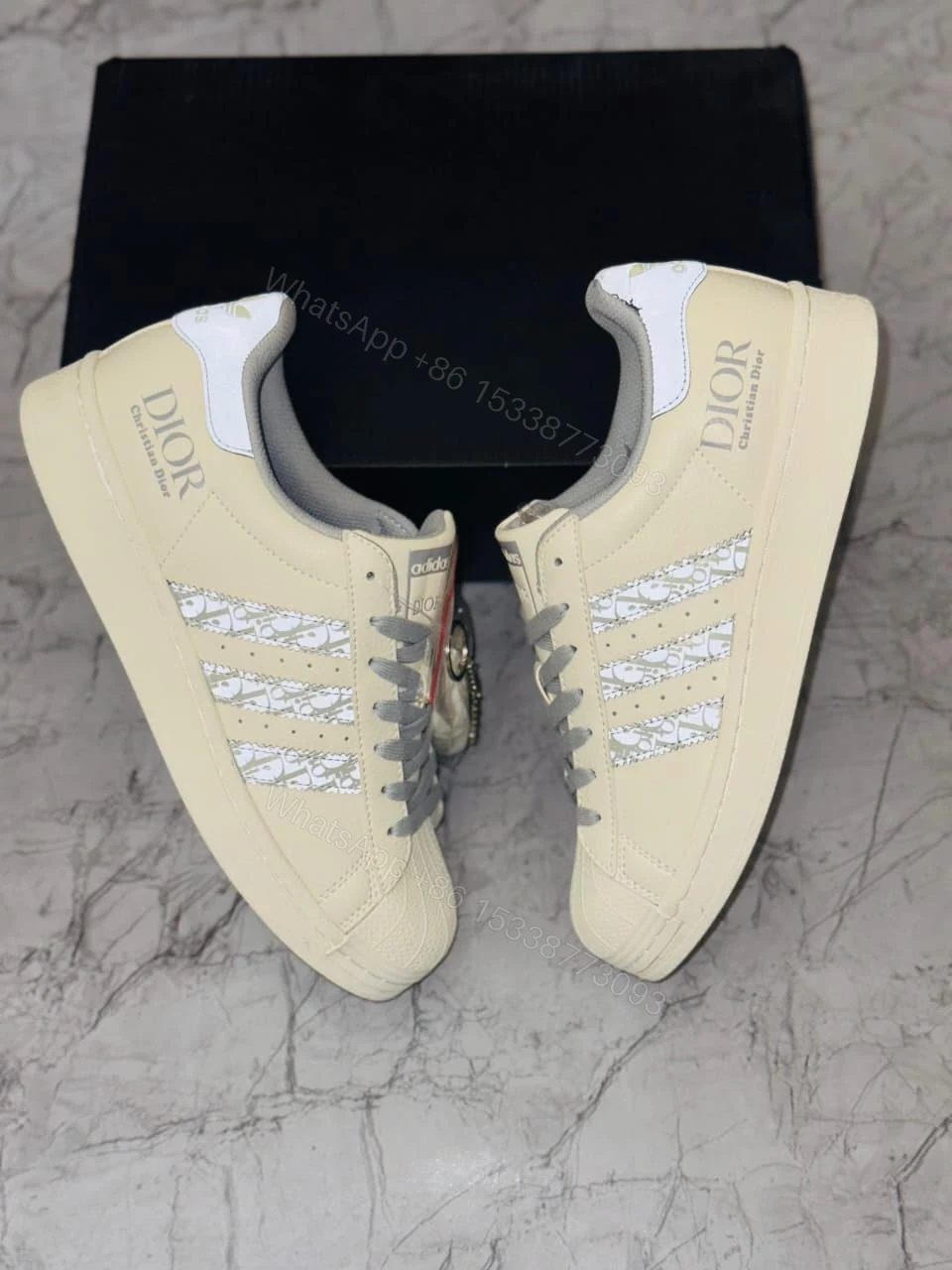 View 3 of FIRST COPY Adidas superstar x Dior Shoes For Men