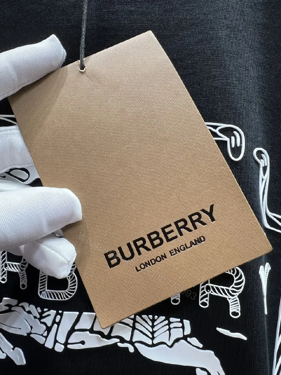 View 9 of Premium Cotton Graphic Tee - Black, Relaxed Fit, Bold Logo