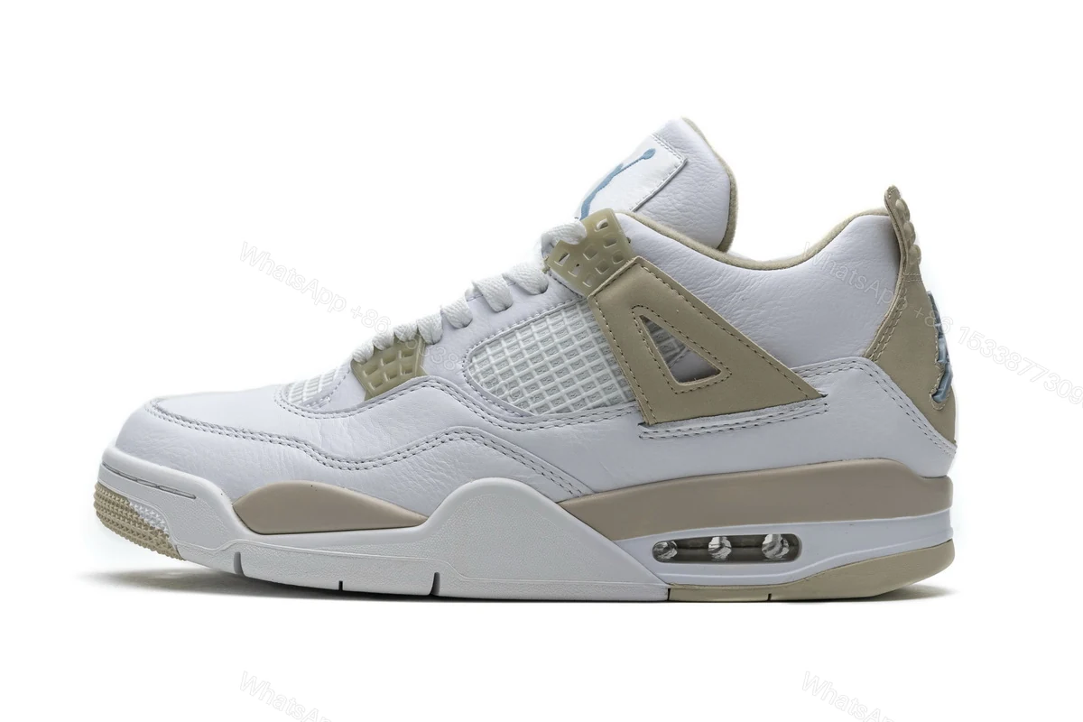 View 12 of Air Jordan 4 Retro Sand Linen 487724-118 (Top Quality)
