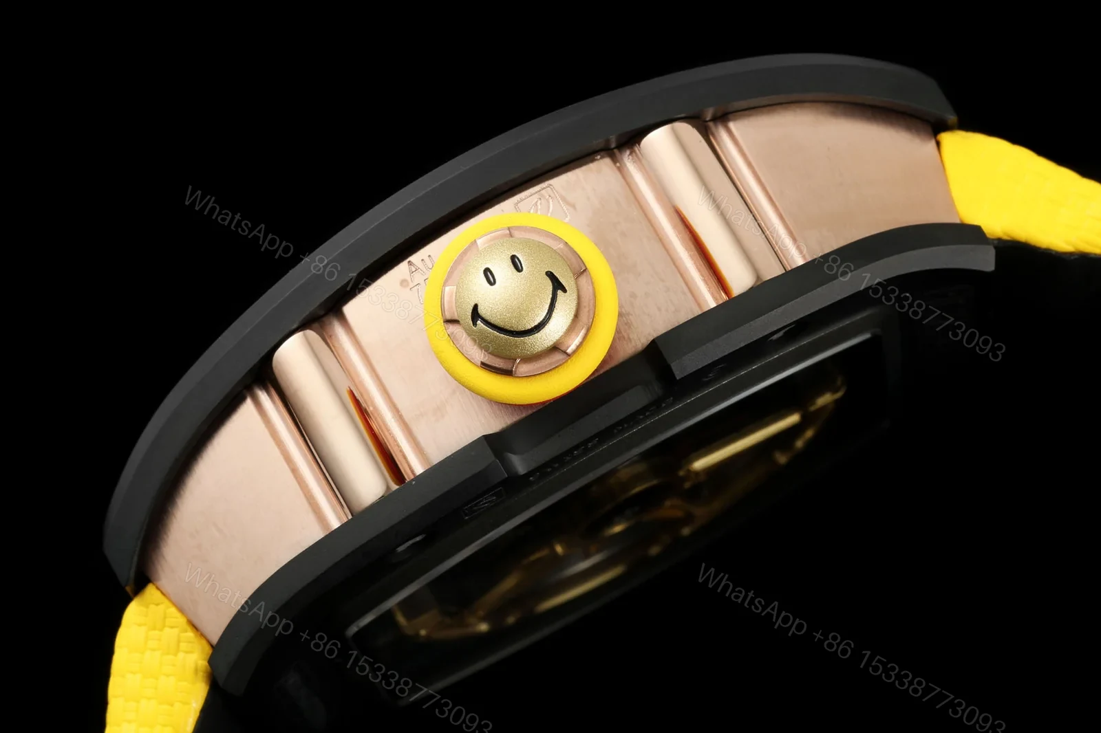 View 7 of Richard Mille RM 88 Tourbillon Automatic Smiley Skeleton Watch Luxury Edition RM-RM88-SMILEY-TOURBILLON-AUTO