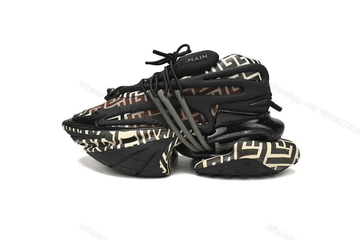 View 9 of BALMAIN Multikolor Buty sportowe Lattice YM1VJ309
