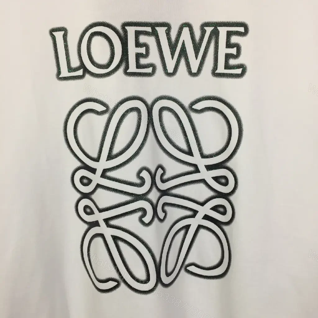 View 6 of White Cotton Tee, Luxe Graphic, Signature Motif Tee