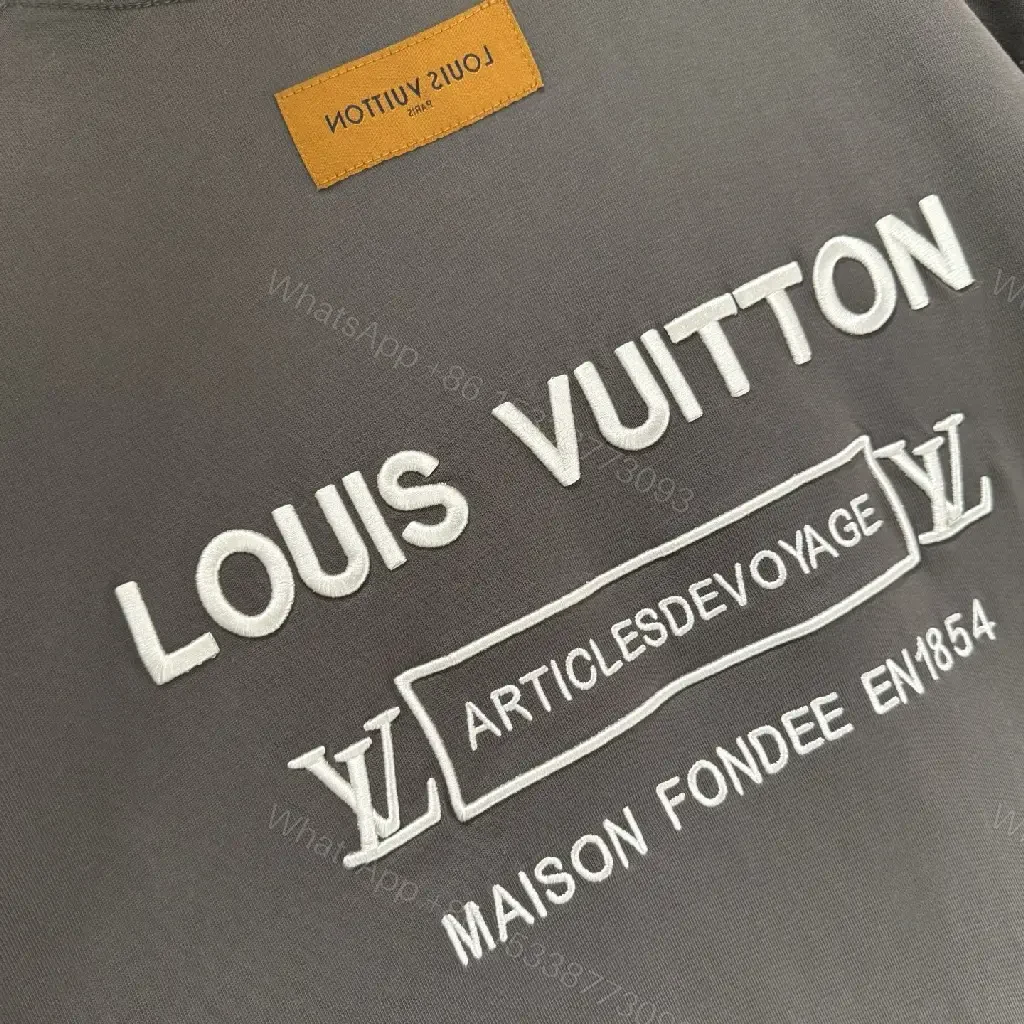 View 2 of Oversized Crewneck Tee: Luxe Minimalist Logo, Premium Knit