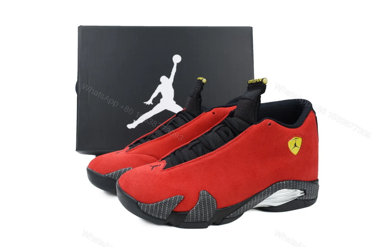 View 8 of Air Jordan 14 Retro 'Ferrari'654459-670