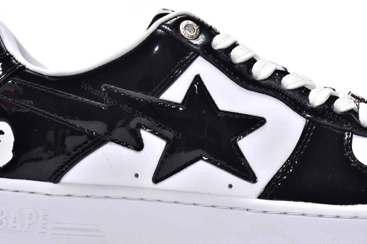 View 4 of Cheap Fake Bape Sk8 Sta Low 1G70-109-0001(BapeSta)
