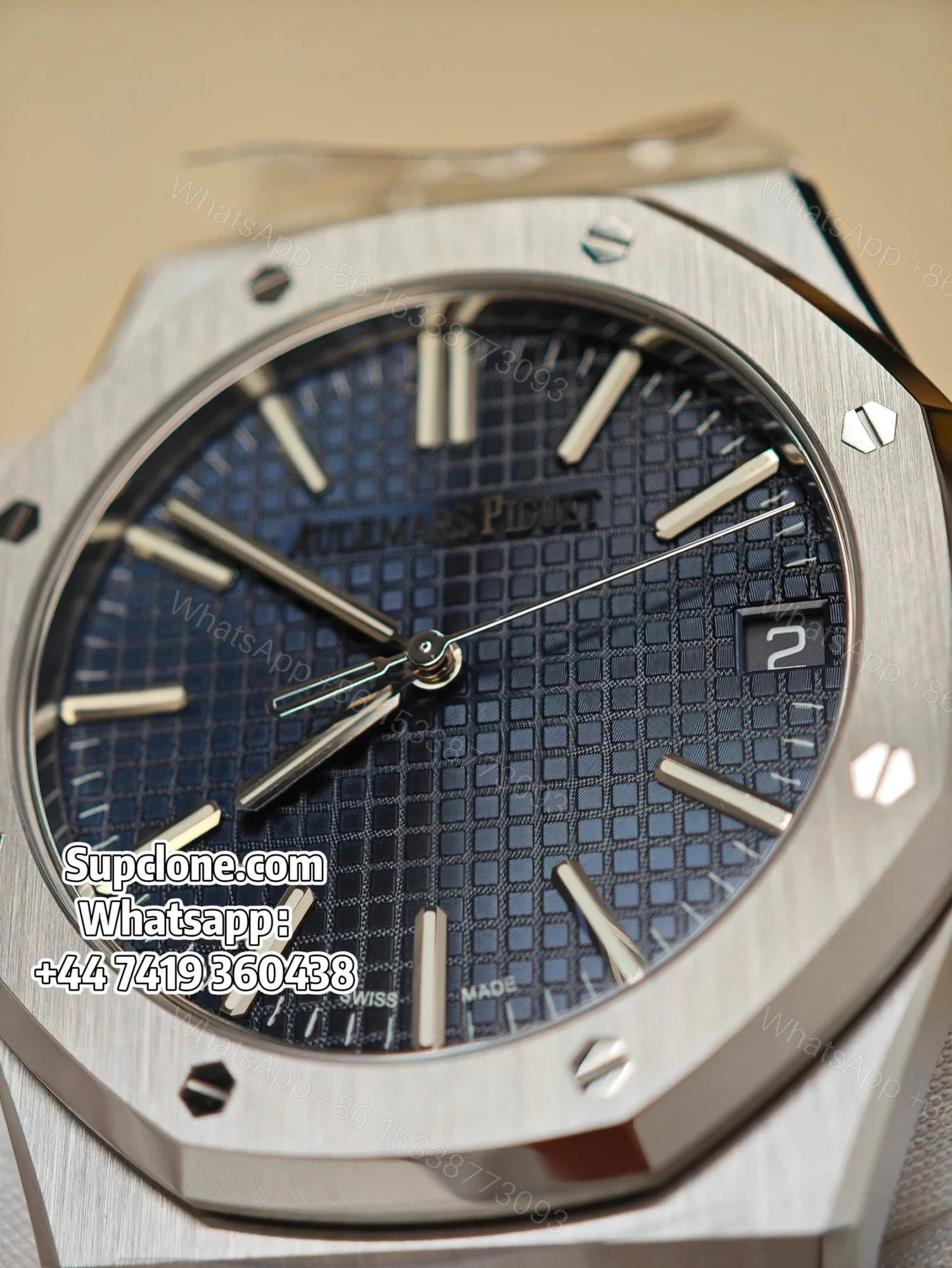 View 10 of Audemars Piguet Super Clone 1:1 Royal Oak 15510 Blue Dial 41MM