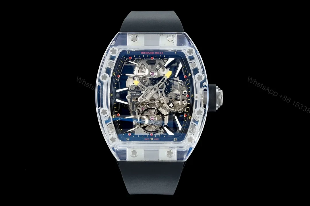 Richard Mille RM56-02 Sapphire Crystal Tourbillon Watch Transparent Skeleton Cable Suspension Movement Premium Edition RM-RM56-02-SAP-TB-CBL — view 1