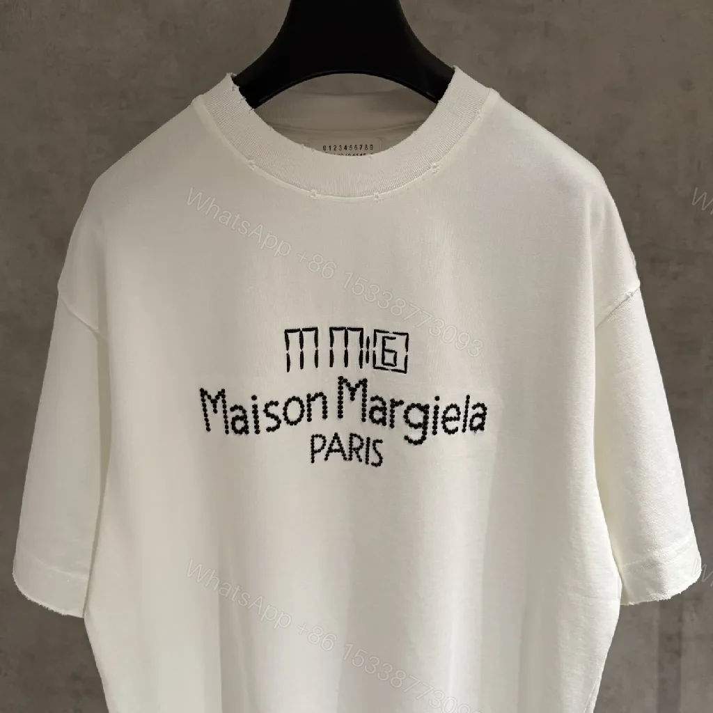 View 9 of Relaxed White Tee + Cotton Jersey + Minimalist + Embroidered Logo + T-Shirt